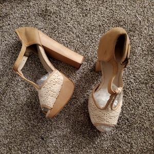 Aldo high heel, peep toe, shoe